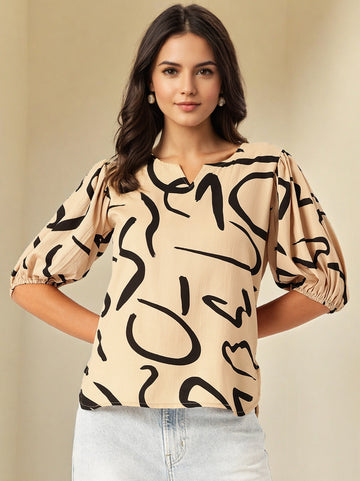 Women Floral Print TOP