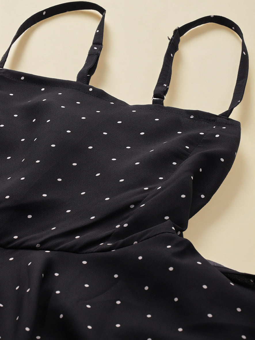 Sleek Italia Women Printed With Layered Dress